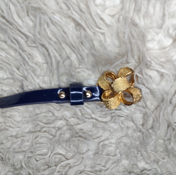 Lilly Pulitzer Skinny Blue Critter Belt Size XS/S - Picture 9 of 11